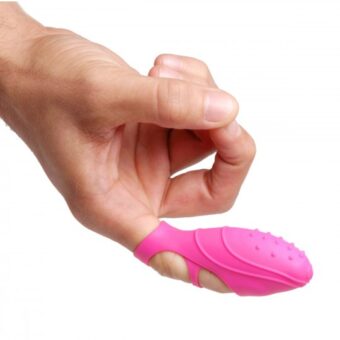 7X Finger Bang Her Pro Silicone Vibrator - Pink